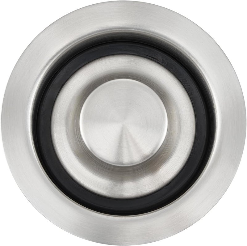 Luxier GD02-B Kitchen Sink Garbage Disposal Flange and Stopper in Brushed Stainless Steel - Image 3