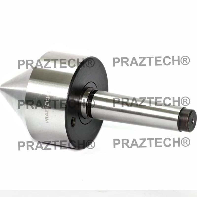 PRAZTECH ® Lathe Revolving Live Center Bull Nose Morse Taper 3 Centre MT3 (13-78mm) | Holds Pipe Tube | Loaded with Multi-Bearings | Lathe Accessories - Image 4
