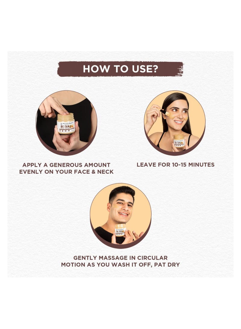 Bella Vita Organic De Tan Removal Face Pack 100 gms - Image 5