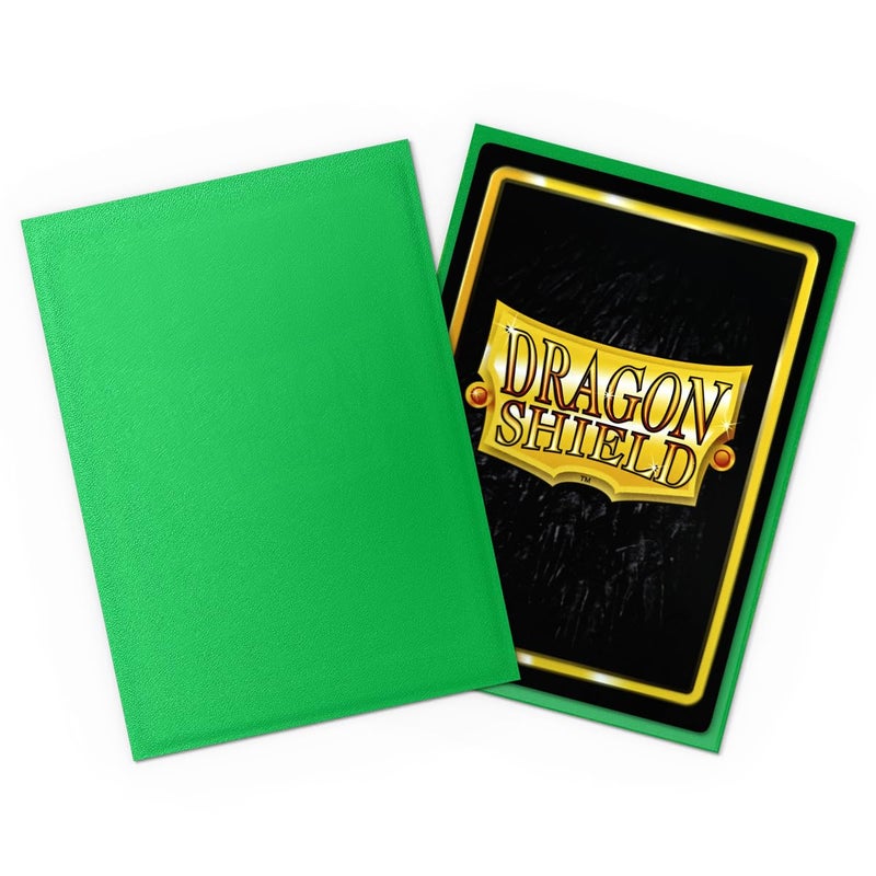 Dragon Shield | Standard Size Card Matte Sleeves | 100 CT - Smooth & Tough Premium TCG Sleeves | Compatible with Pokemon, Flesh & Blood, One Piece & Magic The Gathering | Apple Green - Matte - Image 3