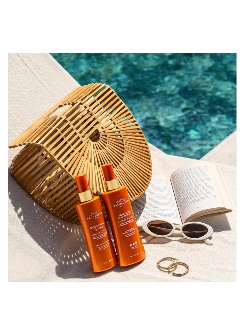 Institut Esthederm Solaire Adaptasun Moderate Sunscreen Body Lotion - Image 3