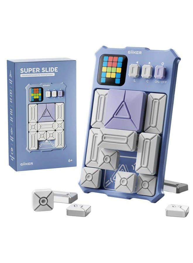 Giiker Super Slide Puzzle Games, Original 500+ Challenges Brain Teaser Puzzle, Toys for Kids, Travel Games Birthday Gifts Easter Stocking Stuffers for Boys Girls, Activities for Road Trips - Lavender - Image 1