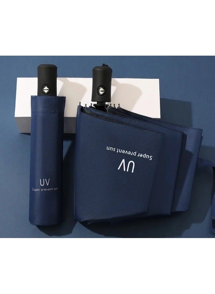 UV Umbrella Protection Sun Compact Windproof Reverse Umbrella’s for Rain-Automatic Folding Inverted Travel Portable - Image 2