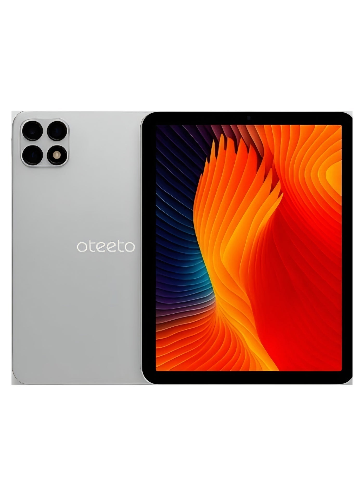 Oteeto Tab 19, 10.1-inch Tablet, 12GB RAM, 512GB Storage, Octa Core CPU, 8000mAh Battery, 13MP and 8MP Camera, Dual SIM, WiFi, GPS, with Keyboard, Mouse and Touch Pen (Gray)