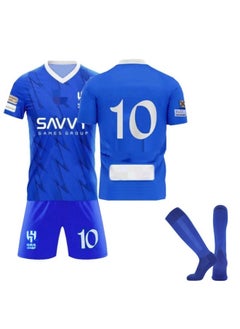 Football Jersey Set for Kids, No #10 Neymar JR Soccer Jersey,Football Soccer Jersey Set Youth Sizes Football Tracksuits for Kids Fans - pzsku/ZFA9B0D1C308621456E87Z/45/_/1730095827/7e022322-bb3c-4ac4-aae5-3876fd74e7a3