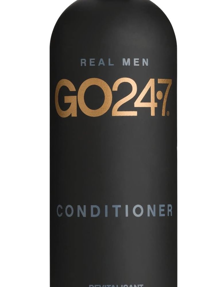 GO247 Conditioner Revitalisant for Men, 33.8 oz - Hydrating Daily Conditioner with Vitamin E and Menthol - Image 1