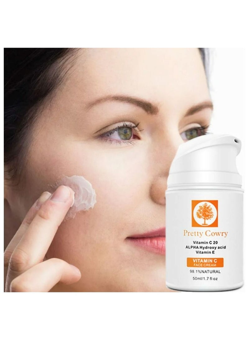Pretty Cowry vitamin c Remove Acne Anti Wrinkle skin care natural serum Remove Acne Facial Cream Hyaluronic acid - Image 3