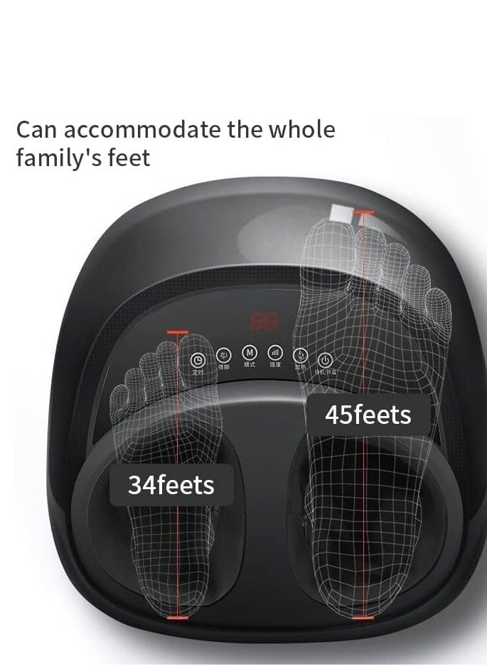 Generic - Foot Massager Machine with Heat, Shiatsu Deep Kneading, Multi-Level Settings, Delivers Relief for Tired Muscles and Plantar Fasciitis - Image 1