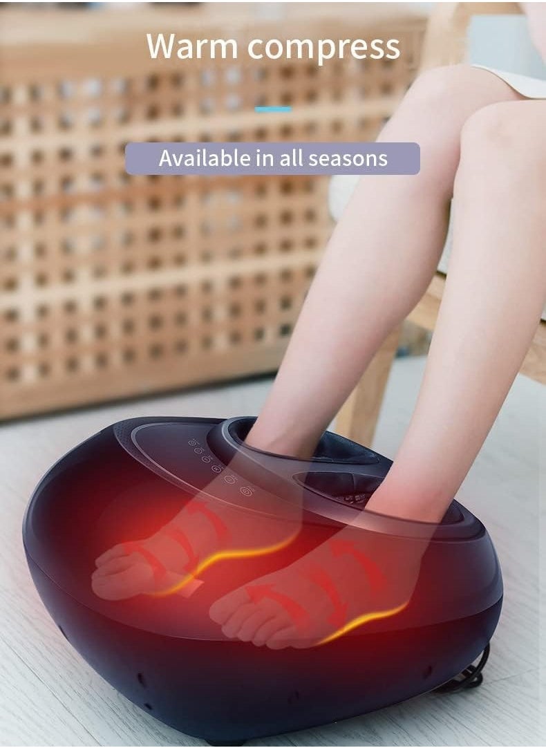 Generic - Foot Massager Machine with Heat, Shiatsu Deep Kneading, Multi-Level Settings, Delivers Relief for Tired Muscles and Plantar Fasciitis - Image 1