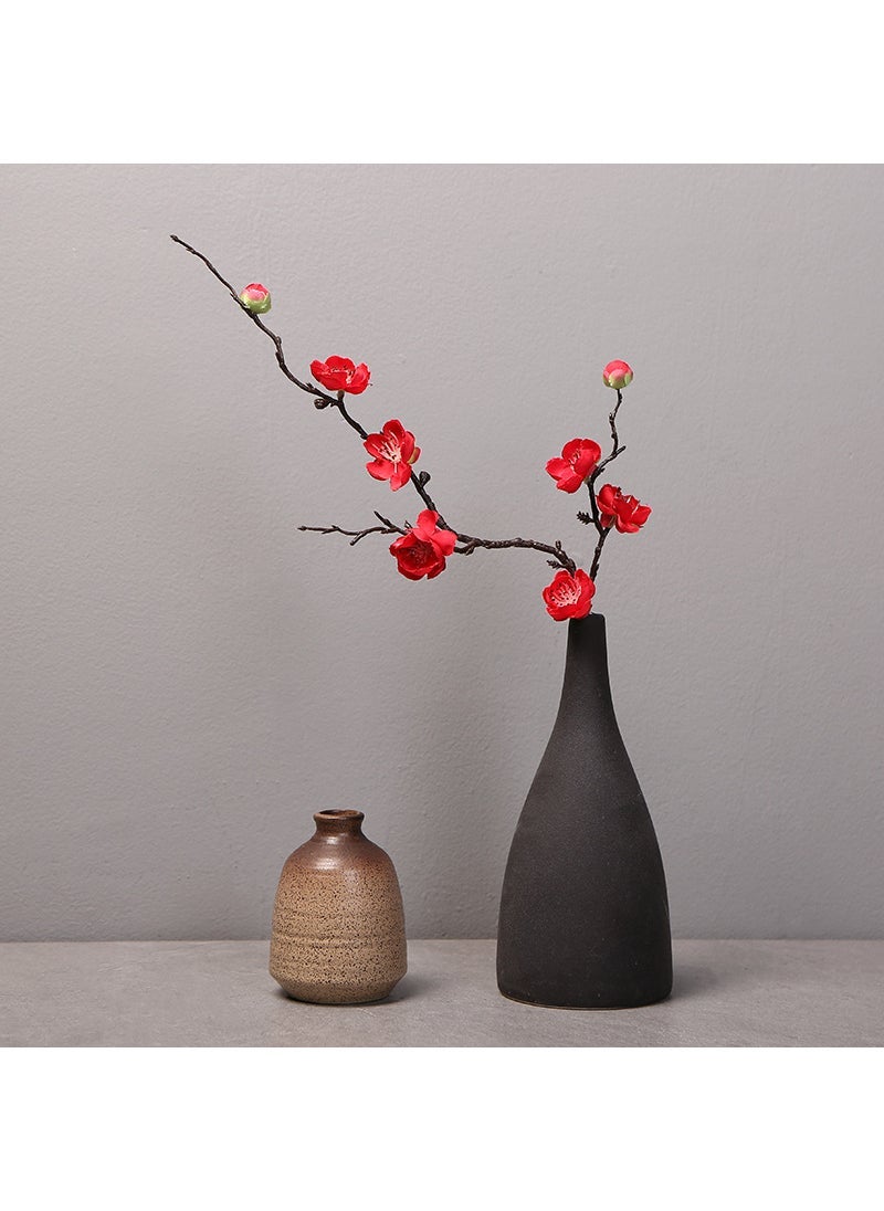 Generic Simulated Plum Blossom Branches Artificial Flowers Red Plum Blossom (excluding bottle)  - Image 1