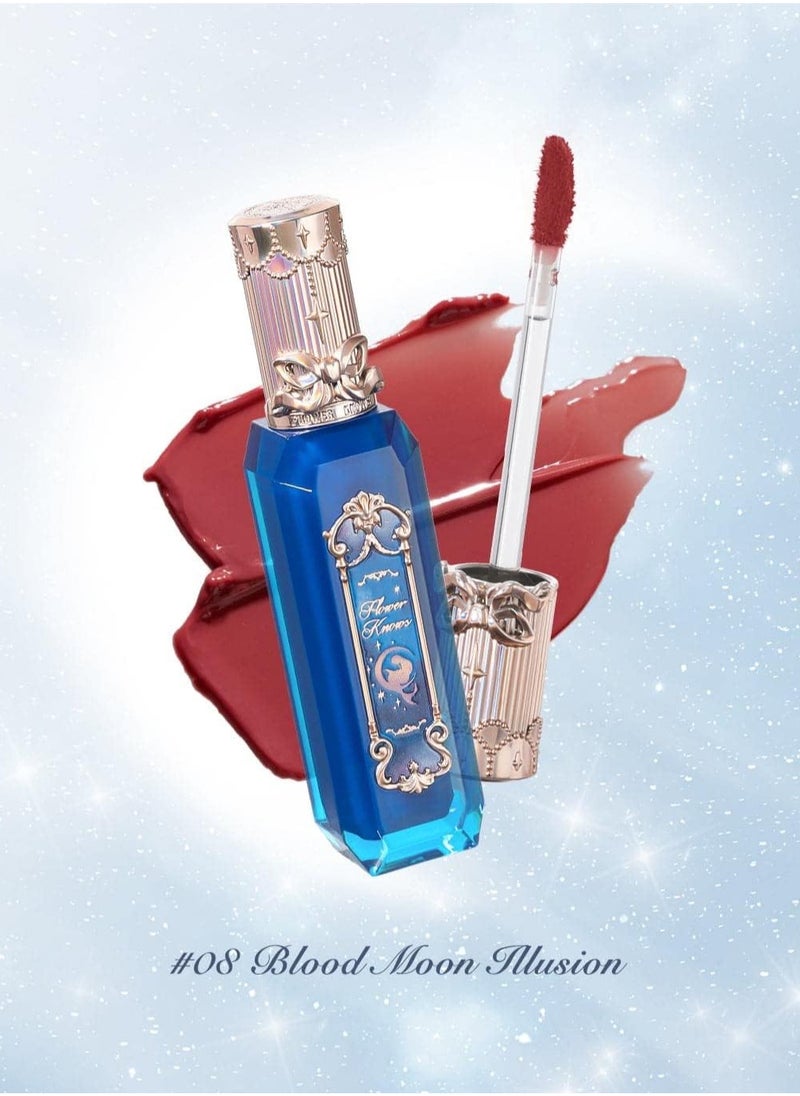 Flower Knows - Flower Knows Moonlight Mermaid Series Jewelry Lip Gloss 3.5ml (GE08 Blood Moon Illusion) - Image 1