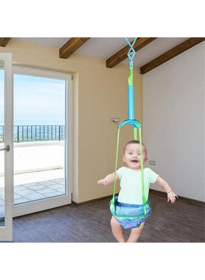 أرجوحة باب للأطفال، قابلة للتعليق، متعددة الألوان، للاستخدام الداخلي - Image 5