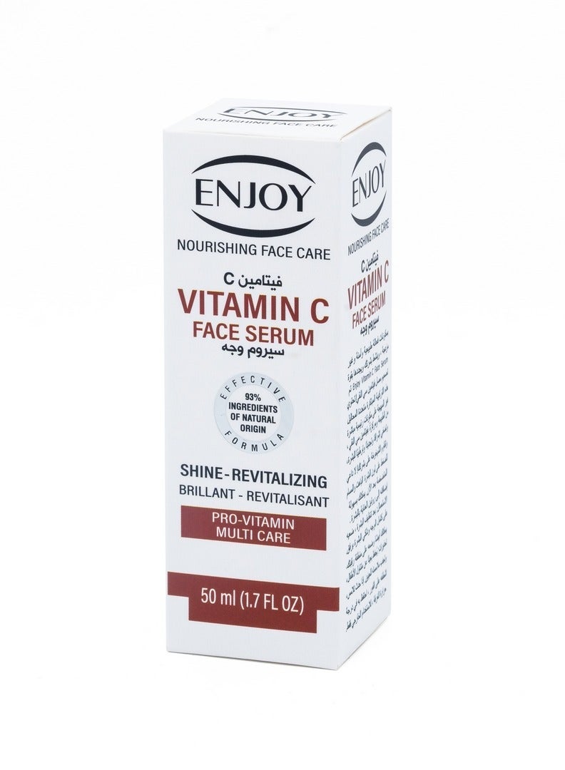 إنجوي باندل سيرومات الوجه 7 قطع 50 مل لكل سيروم – Enjoy + ByNature: Vitamin C، Niacinamide، Retinol، Collagen، Alpha Arbutin، Vitamin E، Rosemary – تفتيح وتوحيد لون، شد وترطيب، مكافحة الحبوب والتجاعيد - Image 3
