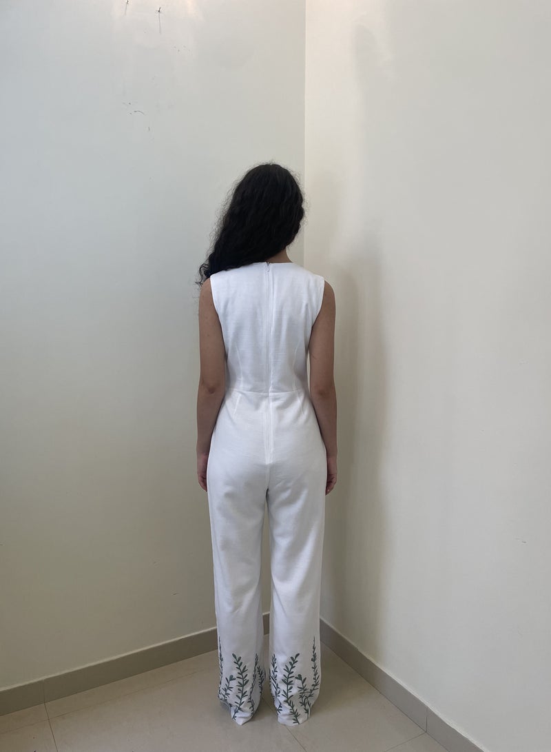 Ashita Fernandes Sleeveless One-Piece High Collar Flared Ankle-Length Pants  - Image 2