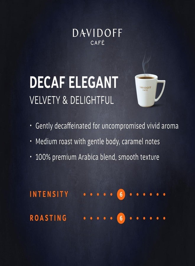 Davidoff Decaf Elegant Instant Coffee (100g) Jar By COUGAR - Velvety & Delightful Flavor, Medium Intensity 6 | Smooth Aroma Coffee for Anytime Enjoyment | Premium 100% Arabica Coffee | Strong Aroma & Smooth Taste for Long Active Days - (IMPORTED) - Image 4