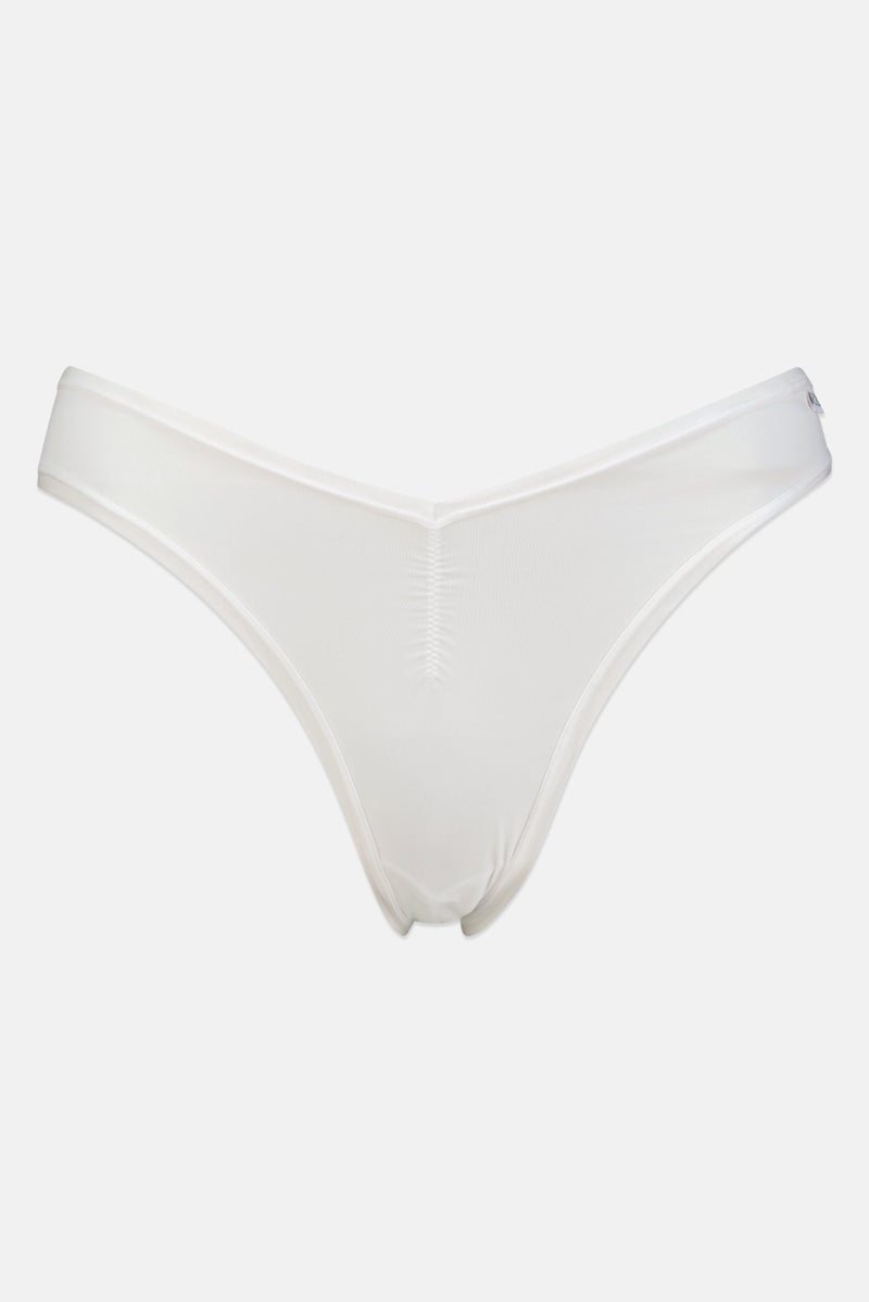 BCBG Women 3 Pieces Brand Logo High Cut Panties, Multicolor - Image 2