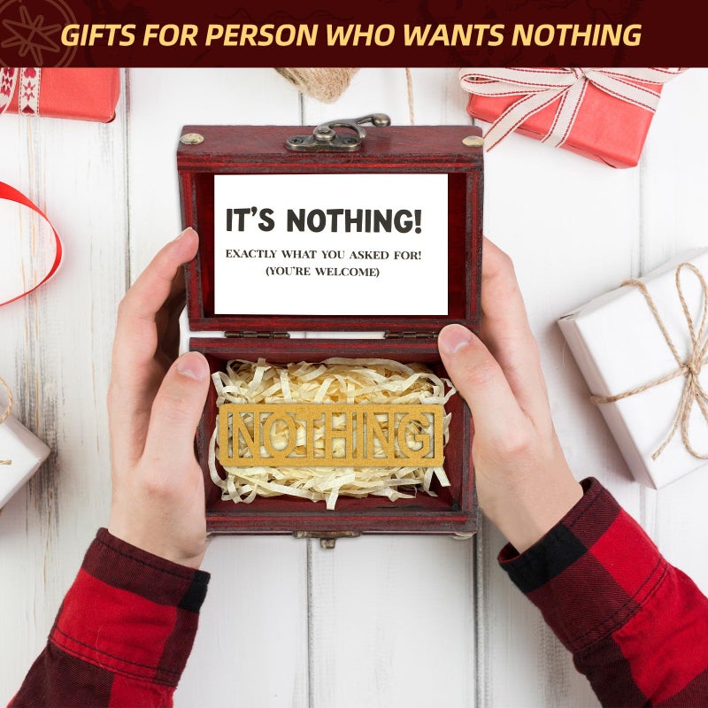 Giftota The Gift of Nothing - Gag Gifts for Person Who Wants Nothing & Who Has Everything Great for White Elephant Funny Birthday Christmas Idea Joke Gifts for Women Men - Image 3