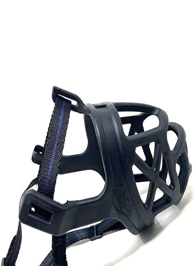 KsPups Pet Muzzle/Mouth Cover for Anti Biting Dog - Adjustable Pet Safety Strap Plastic Muzzle Cum Mouth Cover/Basket Cage (Medium) - Image 3