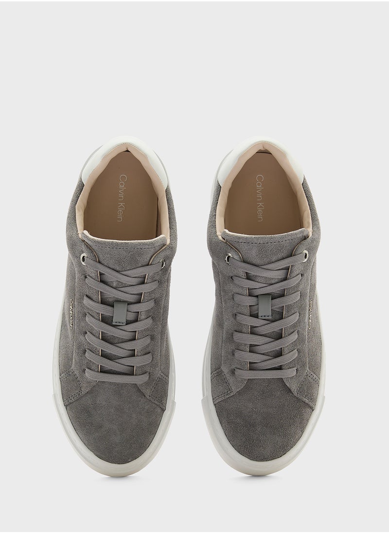 CALVIN KLEIN - Lace Up Low Top Sneakers - Image 1