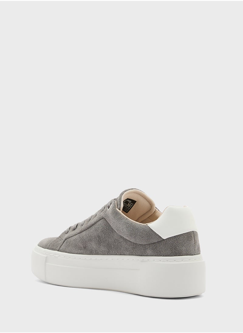 CALVIN KLEIN - Lace Up Low Top Sneakers - Image 1