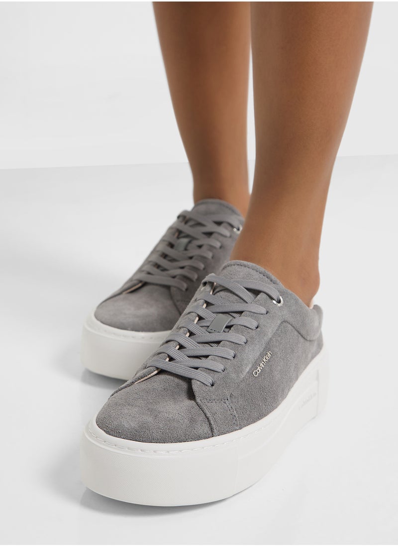 CALVIN KLEIN - Lace Up Low Top Sneakers - Image 1