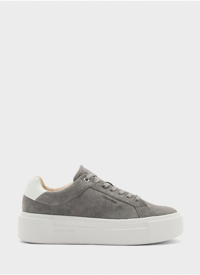 CALVIN KLEIN - Lace Up Low Top Sneakers - Image 1