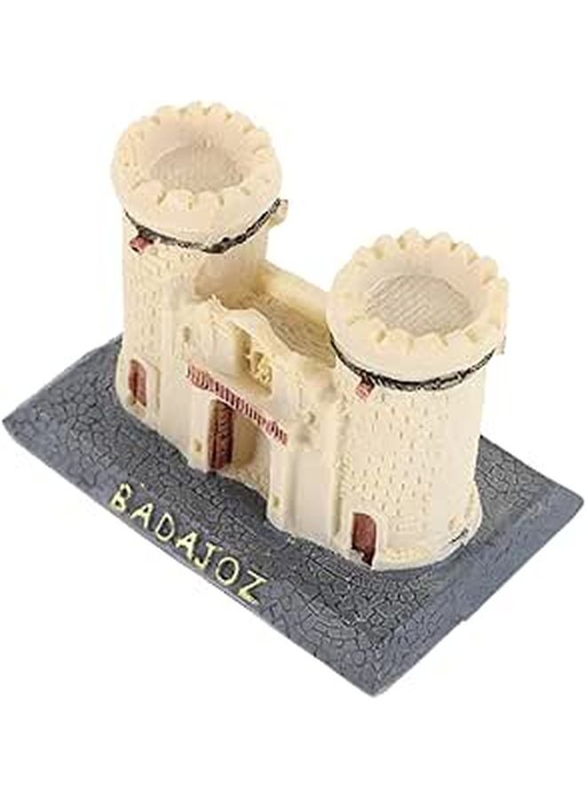 Miniature Spanish Castle Figurine For Fairy Garden Ornament Decor - Image 1