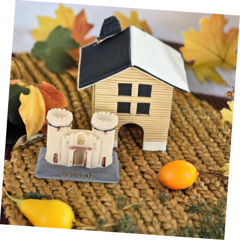 Miniature Spanish Castle Figurine For Fairy Garden Ornament Decor - Image 5