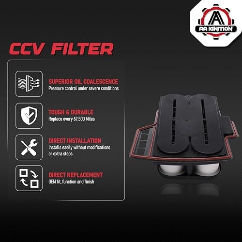 AA Ignition Replacement Air Filter - Compatible with Dodge and Ram Vehicles - 6.7L Diesel V8 Trucks - 2007-2023 - Ram 2500, 3500, 4500, 5500 - Replaces AF27684, CA10261, PA4318, 53034051AB, 46930 - Image 2