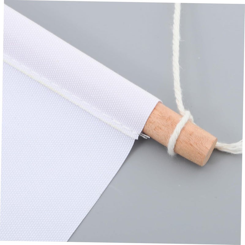 Outanaya 2pcs Diy Blank Canvas Garden Flags Outdoor Decor for for Camping Weddings and Special Events Easy to Hang and Personalize - Image 2