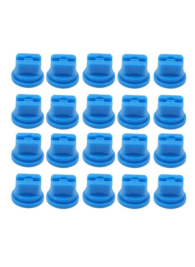 Thoraya 20 Pcs Flat Fan Spray Tip Uniform Spray Distribution 110 Degree Agricultural Sprayer Atomizing Nozzle 0.1‑1.0mm Bore Diameter  - Image 1