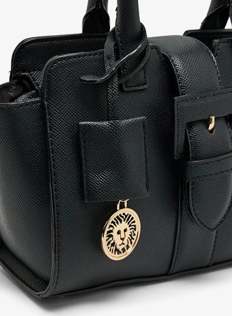 ANNE KLEIN  Anne Klein Textured Zippered Satchel Bag for Women | Best Price UAE