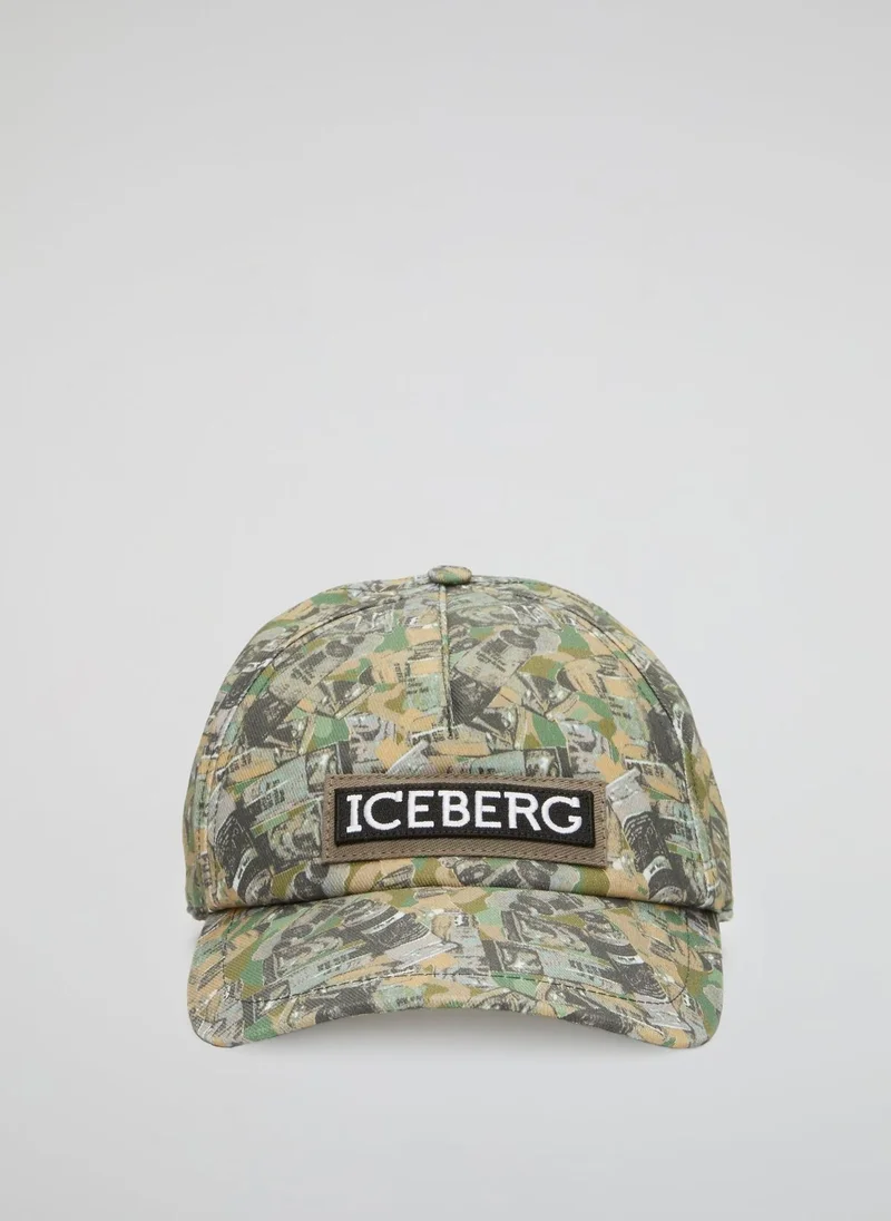 أيسبيرغ Multicolour Graffiti Design Camo Cap (Adjustable)