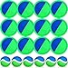 Charniol Kids Toys Toss and Catch Game Set Beach Game Outdoor Ball Sports Games Toss and Catch Ball Nylon Toys for Kids AdultsBlue Green12 Paddles 6 Balls - Image 3