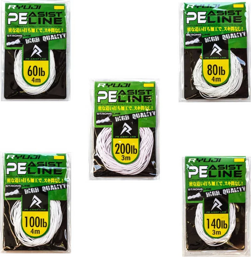 Ryuji Assist Pe Line (White) STANDARD-60LB