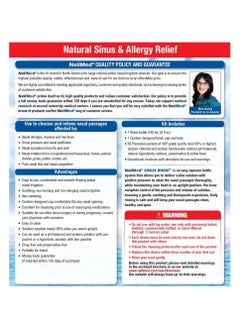 NeilMed The Original & Patented Sinus Rinse Kit, 100  Premixed Packets, 1 Kit  - Image 2