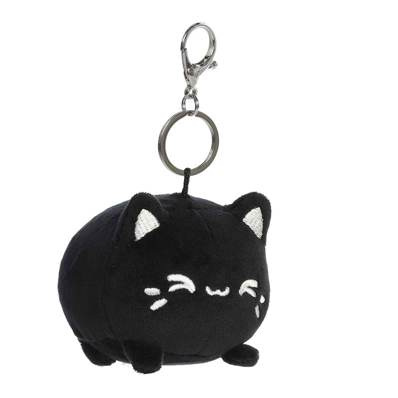 Aurora Enchanting Tasty Peach Meowchi ClipOn Bright Colorful Design For Room Decor Perfect for Adults Kids and Birthdays Black Sesame 35 Inches - Image 3