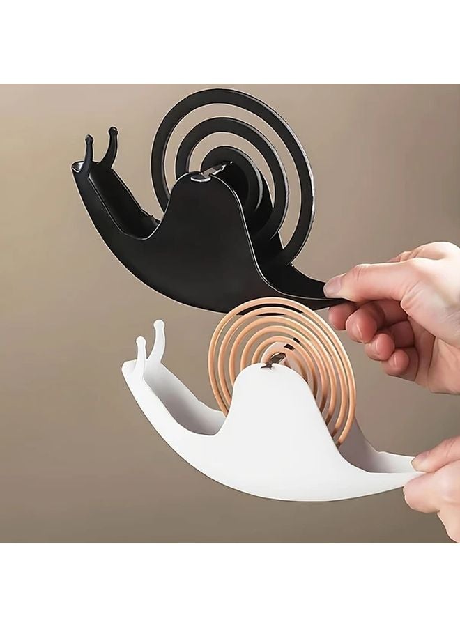 1pc Fireproof Heat Resistant Plastic Mosquito Coil Holder Tray for Home Office Decor - Image 2