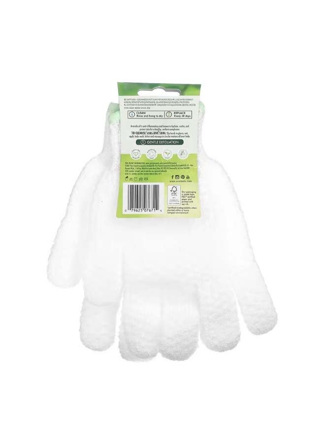 Ecotools Gentle Bath  Shower Gloves Avocado Oil Infused 1 Pair - Image 2