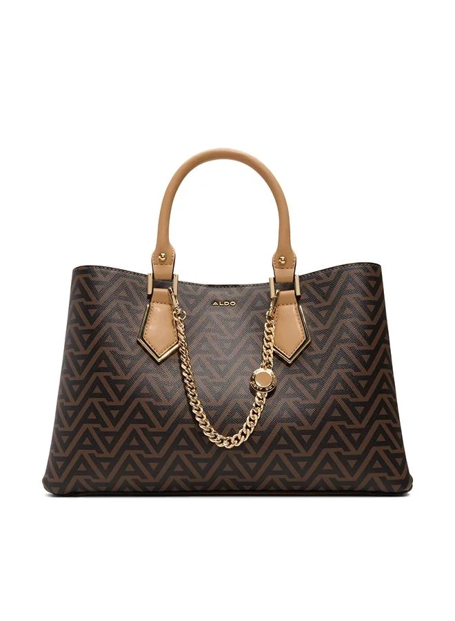 Baeli Ladies Brown Satchel Bag