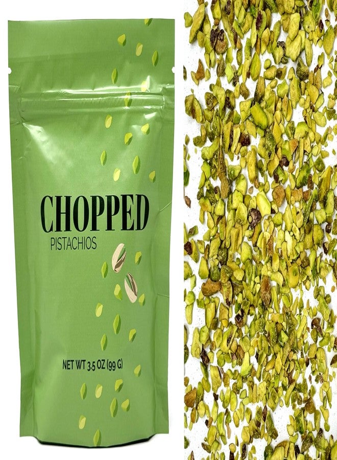 crait Raw Chopped Pistachios Unsalted, Unroasted Pistachio Crumble for Baking & Toppings, Made in USA, 3.5 oz Resealable Bag - Image 3