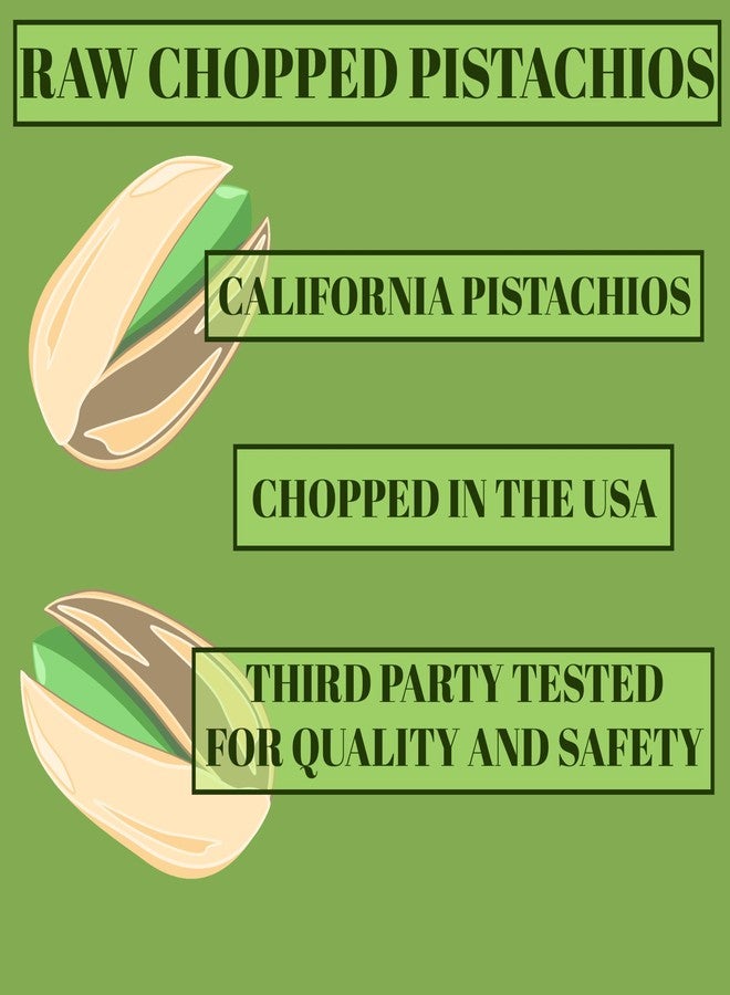 crait Raw Chopped Pistachios Unsalted, Unroasted Pistachio Crumble for Baking & Toppings, Made in USA, 3.5 oz Resealable Bag - Image 4