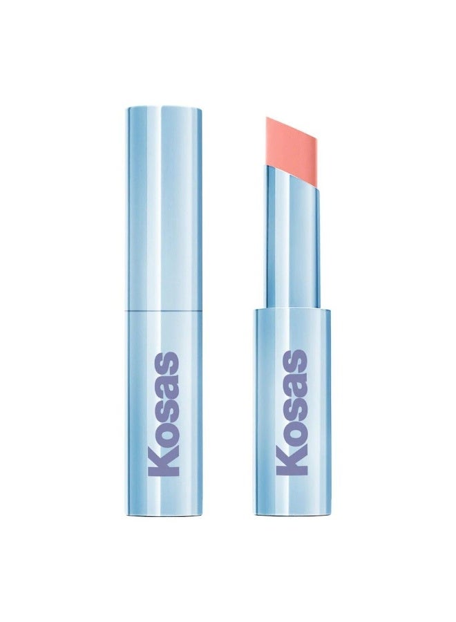 Kosas Wet Stick Sheer Glossy Lipstick _Skinny Deep - Baby Pink Calm - Image 1
