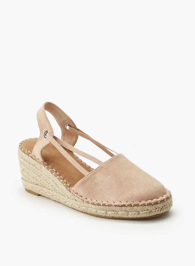 بيبرمنت Women Textured Wedge Heel Espadrille Sandals