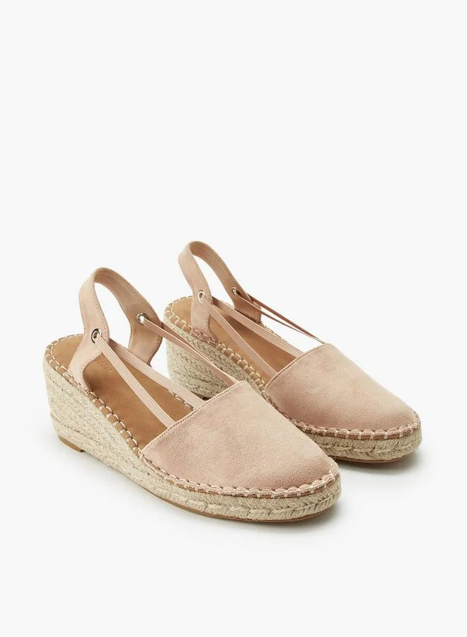 بيبرمنت Women Textured Wedge Heel Espadrille Sandals