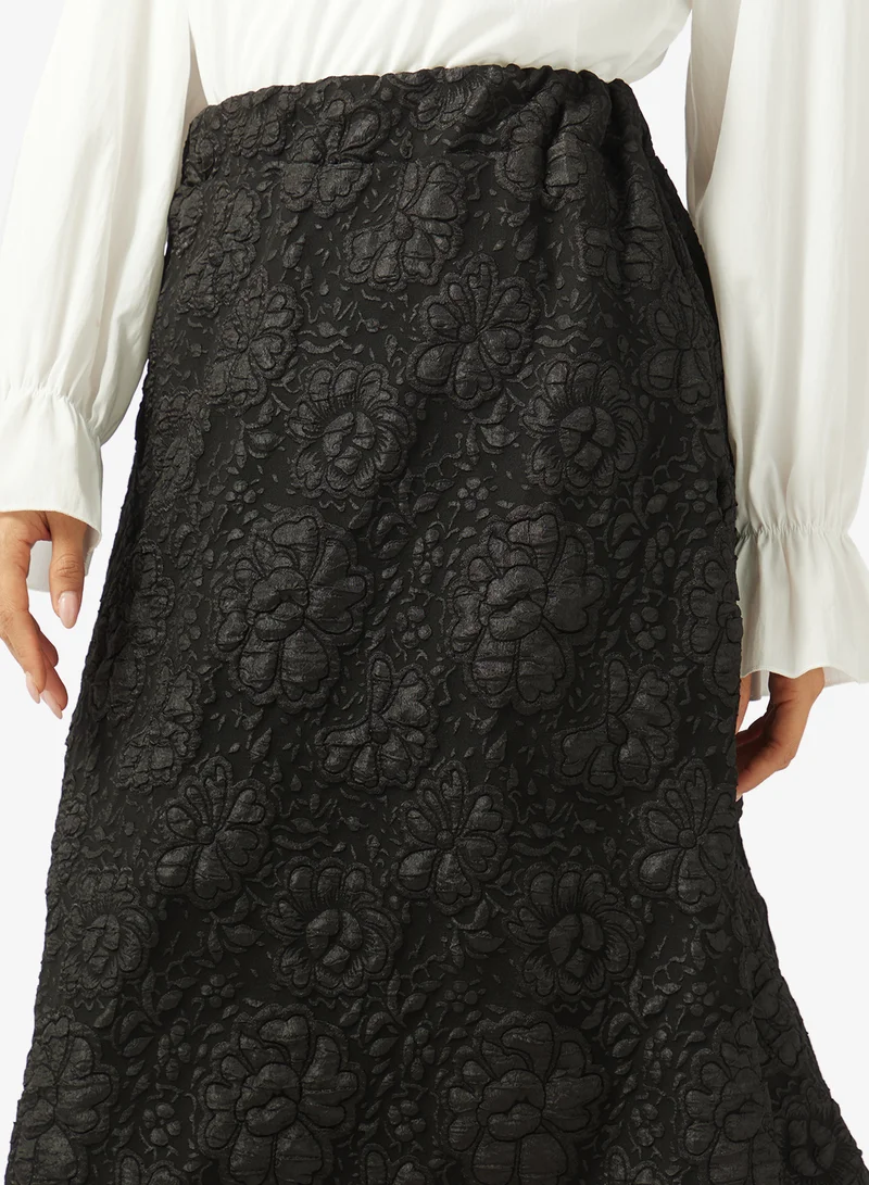Khizana  Textured Skirt for Women | Best Price UAE