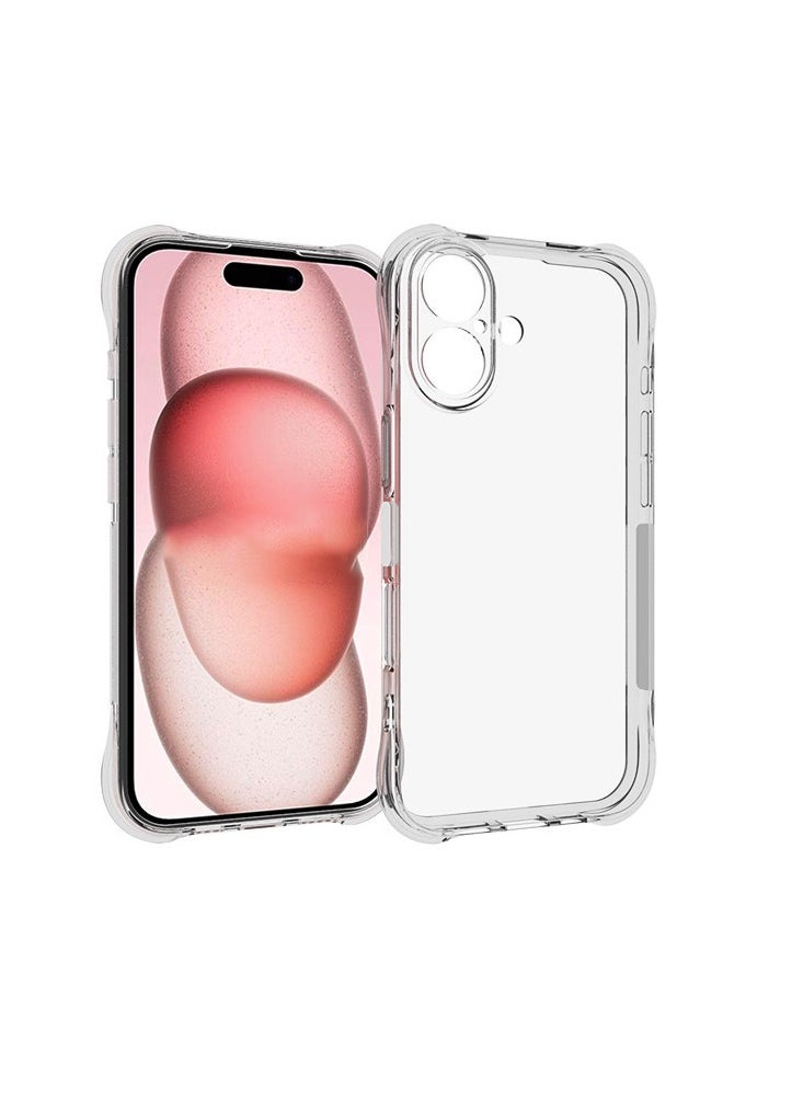 URBBKING Four Corners TPU Shock-Absorption Flexible Cell Phone Case Cover For iPhone 16  - Image 2