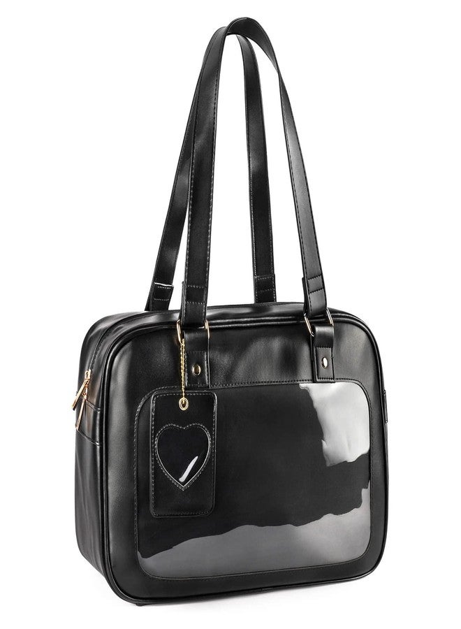 STEAMEDBUN Ita Bag Japanese School Bag with Insert Tote Shoulder Anime Purse for Cosplay - Image 1