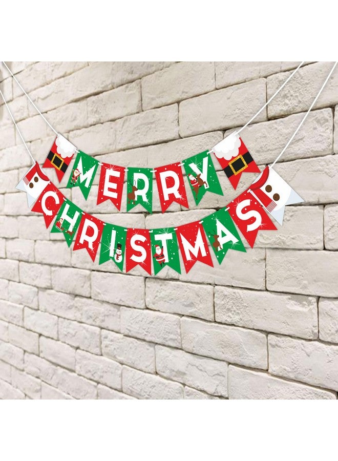 Wobbox Merry Christmas Banner, Happy Christmas Banner, Christmas Decorations Items For Home-FP1017 - Image 4