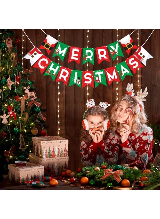 Wobbox Merry Christmas Banner, Happy Christmas Banner, Christmas Decorations Items For Home-FP1017 - Image 5